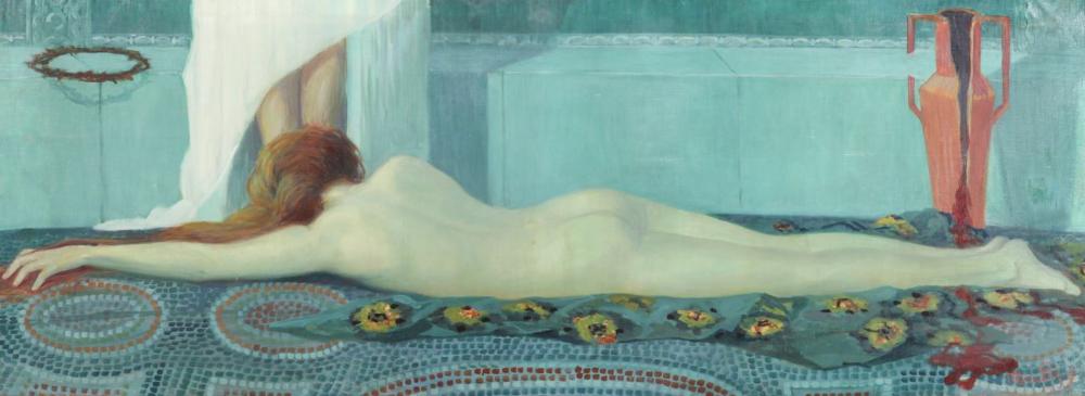 Гошка Дацов, „Самарянка“, 1913, 71 х 190 см, м. б., платно, Градска художествена галерия – Пловдив