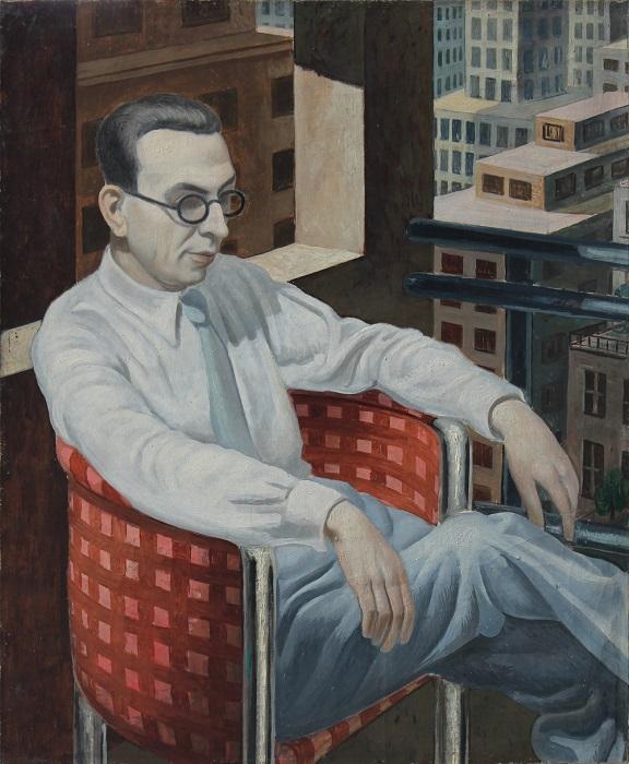 Кирил Цонев, „Портрет на Светослав Минков“, 1939, маслени бои, платно, 106 х 86 см, Софийска градска художествена галерия
