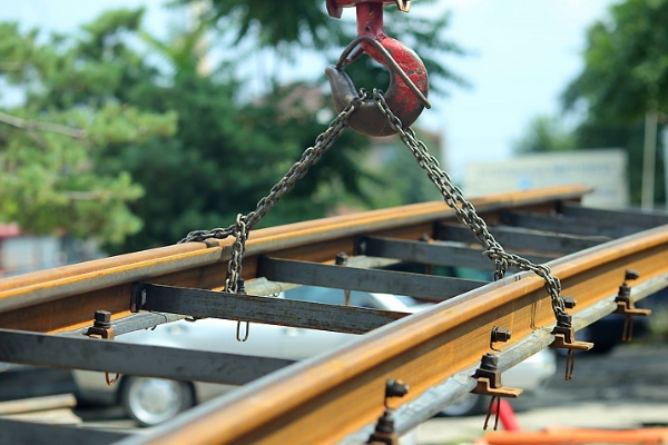 Трамвайният релсов път по ул. “Каменоделска“ е напълно реконструиран