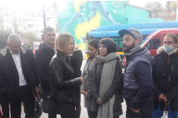 Стенопис в подкрепа на донорството изрисуваха  в София