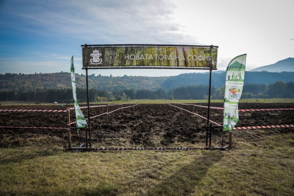 Над 200 човека откриха залесителната кампания Новата гора на София
