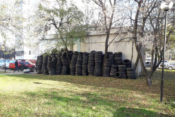 Старите гуми могат да се предадат на специална площадка в с. Мировяне