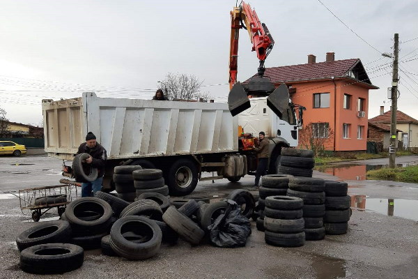 От началото на есента са събрани близо 4000 стари гуми