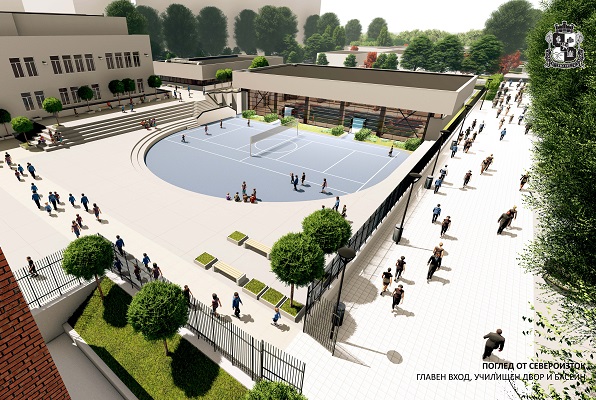 Нови 5 спортни игрища в двора на 30. училище в район „Възраждане“