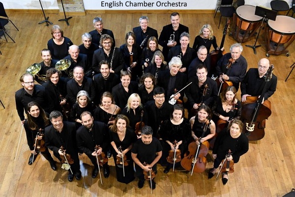 The concert of the English Chamber Orchestra in Bulgaria Hall on July 13, 8:30 РМ, in Sofia