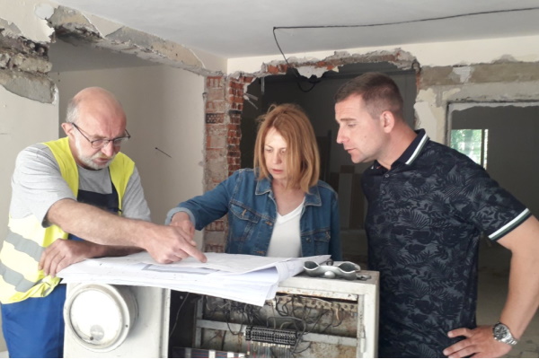 Кметът Фандъкова провери строителството на детска ясла в  „Триадица“