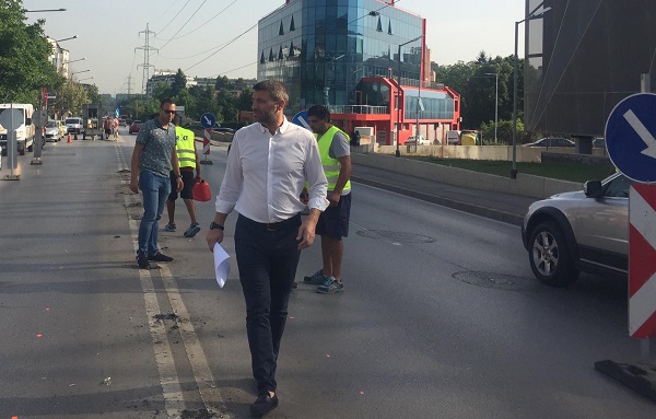 Зам.-кметът Кръстев: Изграждаме пешеходно пресичане на бул. “Симеоновско шосе“