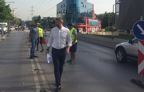 Зам.-кметът Кръстев: Изграждаме пешеходно пресичане на бул. “Симеоновско шосе“