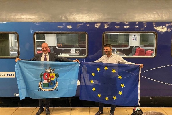 София посрещна влака експрес „Свързана Европа“