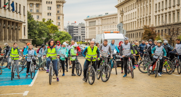 Велопоход за Деня без автомобили се проведе в София на 22 септември