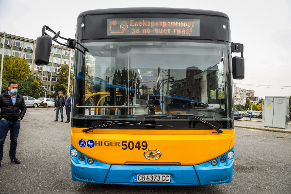 Още 30 нови електробуса ще се движат в градския транспорт на София