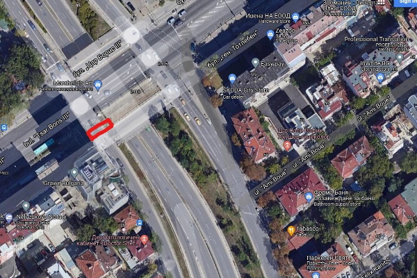 Въвежда се нова организация на движение на кръстовището на бул. “Цар Борис III“ и бул. “Акад. Ив. Гешов“