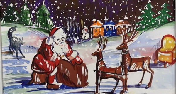 Благотворителна изложба – базар на детски рисунки, картички и сурвакници „Магията на Коледа“ под мотото: „Деца помагат на деца“