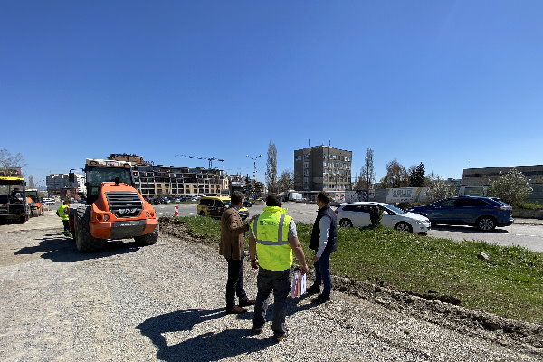 Започва изграждането на кръгово кръстовище на бул. „Св. Климент Охридски“ и бул. „Андрей Ляпчев“