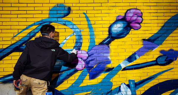 Графити артфестивал Graff Express се завърна в подлеза на Централна автогара в София