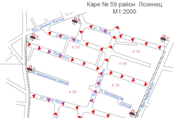 Започва миене на улици, заключени в общо каре в район „Лозенец“