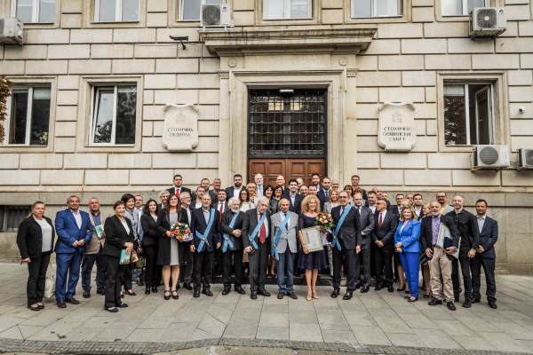 Връчиха отличията Почетен гражданин на София и Почетен знак на Столична община