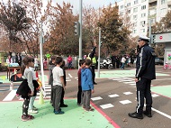 В район „Искър“ е обновената площадка по безопасност на движението