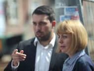 Кметът Йорданка Фандъкова провери ремонта на ул. Козлодуй