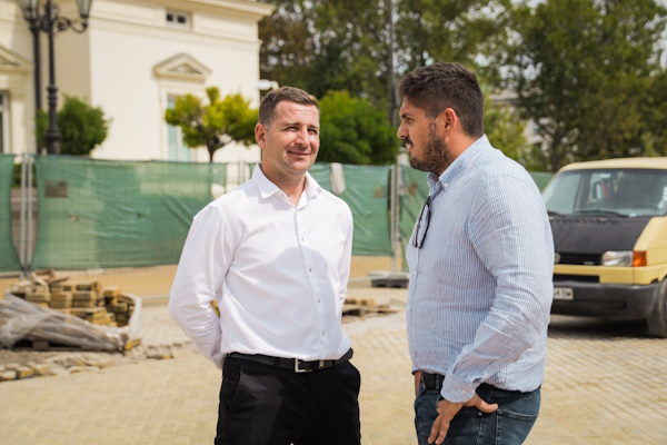 Пренаредена е над 95% от настилката с жълти павета, съобщи инж.  Джоргов