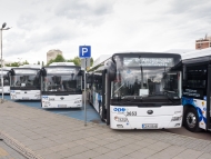 Another 22 new natural gas fueled buses will serve four lines of public transport
