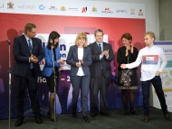 Mayor Yordanka Fandakova and Commissioner Maria Gabriel opened the Balkan Hackathon in Sofia