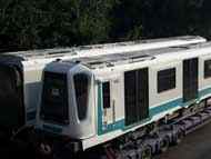 The first of 20 new subway trains is in Sofia