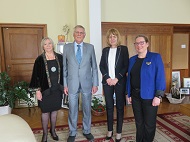 Кметът на София Йорданка Фандъкова се срещна с носителя на Нобелова награда професор Дан Шехтман