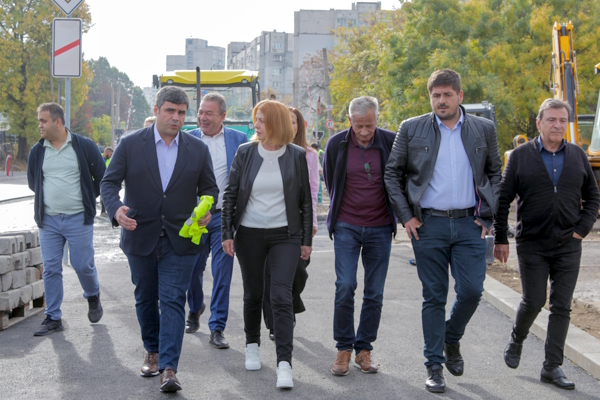 От 31 октомври възстановяваме движението по изцяло обновената ул. “Кукуш“, съобщи кметът на София Йорданка Фандъкова