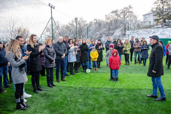 Многофункционалната спортна площадка в с. Балша е реновирана