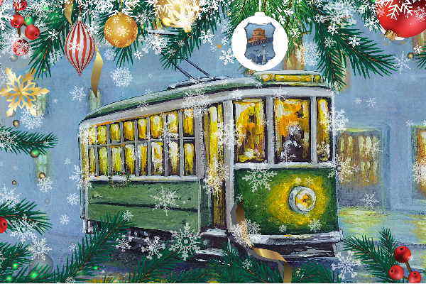 Коледен ретро трамвай потегля на 19 декември из София