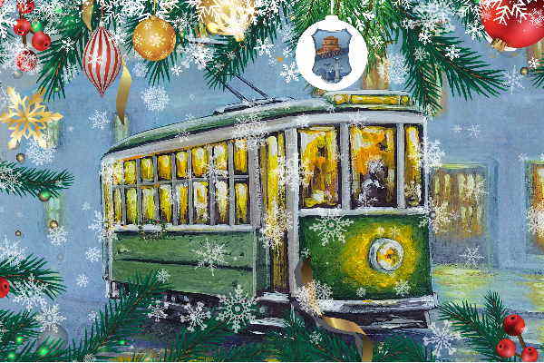 Коледен ретро трамвай потегля на 19 декември из София