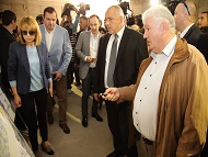 Премиерът Бойко Борисов и кметът Фандъкова провериха изграждането на метростанцията на бул.”Патриарх Евтимий”