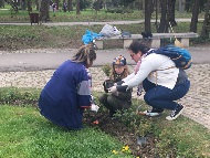 Повече от 100 деца участваха в засаждането на 1000 рози в Розариума на Ботаническата градина