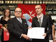Заместник-кметът на София доц. д-р Тодор Чобанов бе удостоен със Суверенния Малтийски орден