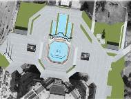 От утре започва монтиране на строителната ограда за ремонта  на площад „България“ пред сградата на НДК