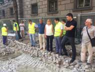 Кметът на София Йорданка Фандъкова провери реконструкцията на бул. 
