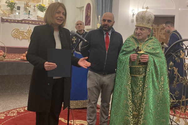 Проведе се първата служба за Бъдни вечер в Арменската църква, изградена с подкрепата на програмата на кмета Фандъкова