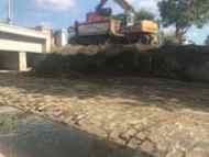 Почистването на речни корита в София продължава по график