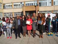 Състезание с велосипеди по проект  „Велосипедът – начин на живот и начин на мислене”