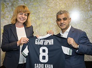 Кметът на София Йорданка Фандъкова се срещна с кмета на Лондон Садик Кан