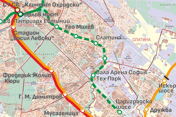 Започва изграждането на стартовата площадка за работа на тунелопробивната машина за новия участък на метрото