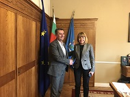 Кметът на София Йорданка Фандъкова се срещна с кмета на Охрид  Йован Стояновски