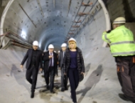 Изградени са 3 км подземен тунел от третия лъч на метрото