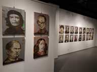 120 ЛИЦА на Хубен Черкелов в галерийното пространство на Триъгълната кула на Сердика