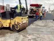 Извършено е полагането на асфалтовата настилка на локалите на Северна скоростна тангента в близост до бъдещия бул. „Рожен“