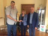 Световната купа по волейбол беше представена пред кмета на София Йорданка Фандъкова