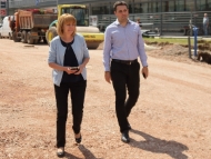 Кметът на София Йорданка Фандъкова провери реконструкцията на бул. “Тодор Каблешков“