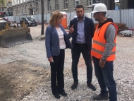 Кметът на София Йорданка Фандъкова участва в седмичната оперативка за ремонта на зоната на ул. 