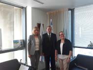 Кметът на София Йорданка Фандъкова се срещна с кмета на Тел Авив Рон Хулдай